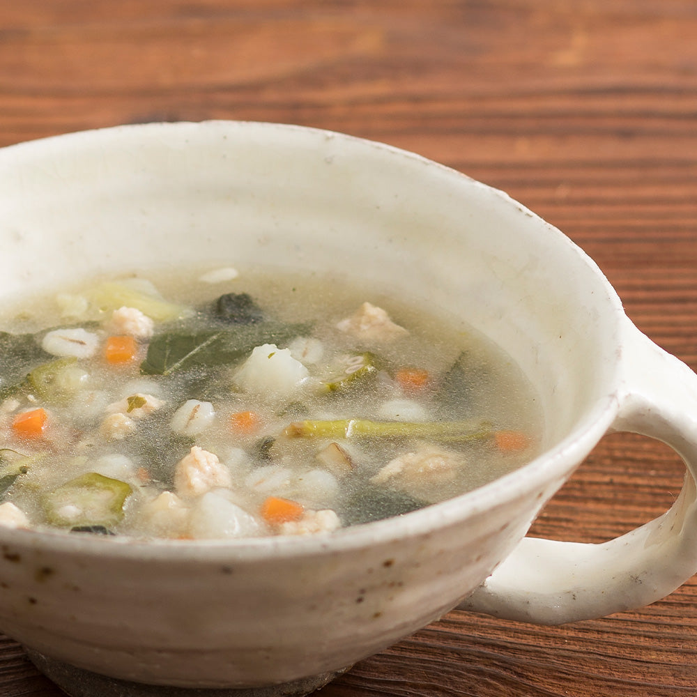 季節の変わり目に、「生姜と昆布だし」を使ったスープ