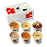 【掛け紙(つばき)付】冬の6スープセット/ギフトボックス