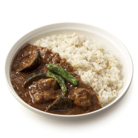 茄子と鶏肉のスパイシーカレー