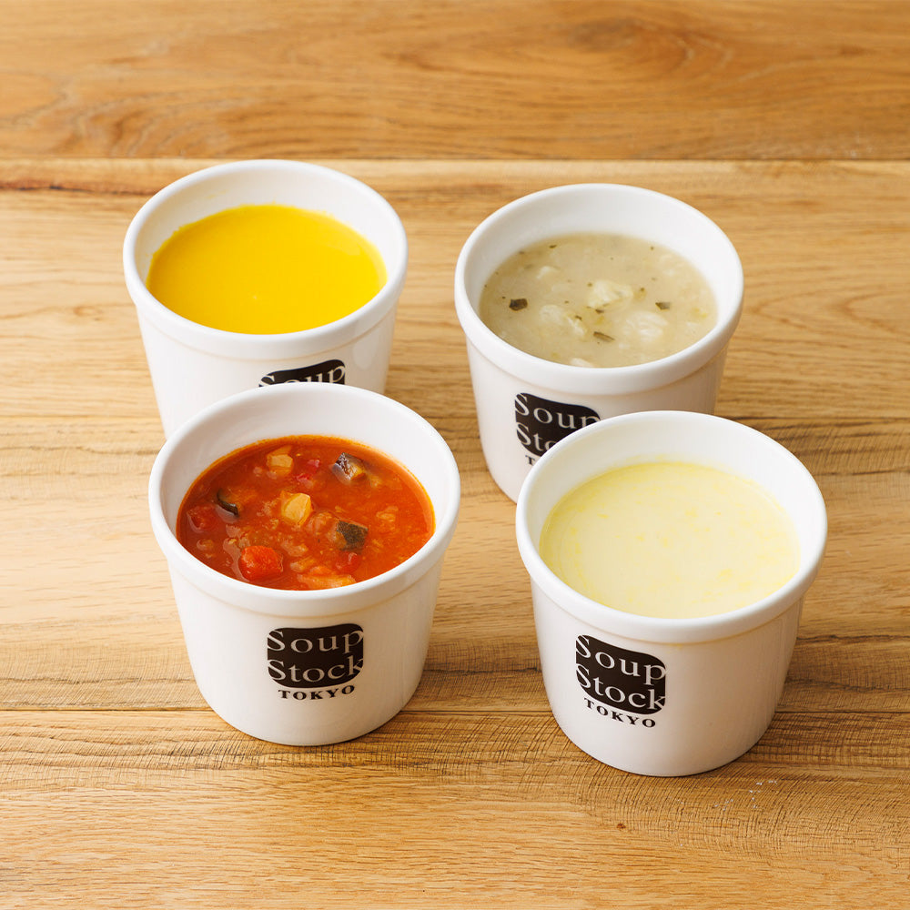 Soup Stock Tokyo 公式】食べやすさに配慮した4スープセット｜Soup