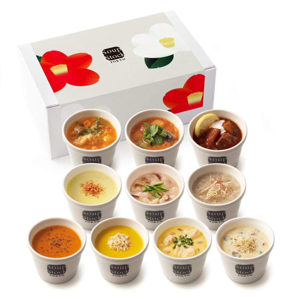 Soup Stock Tokyo 2025年イヤーカップ2個セット 2025年のイヤーカップは、イラストレーターのカラシソエルさんによる