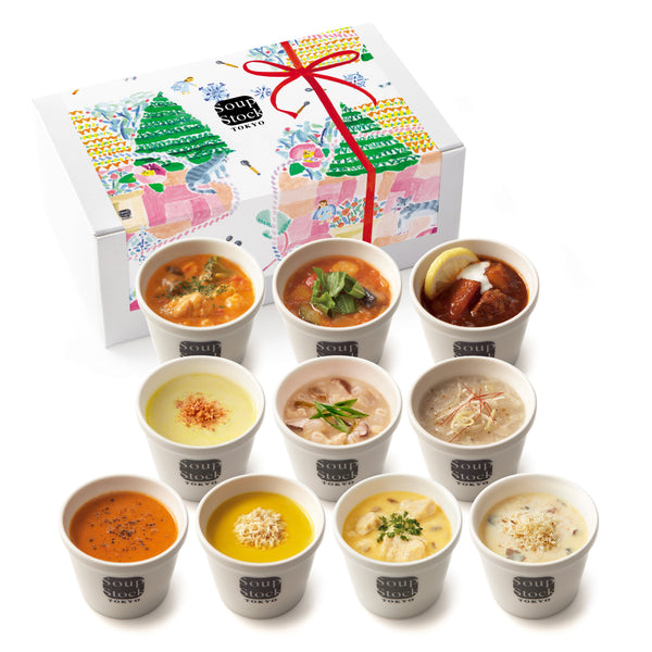 Soup Stock Tokyo 公式】冬の10スープセット 掛け紙（リボン）付｜Soup