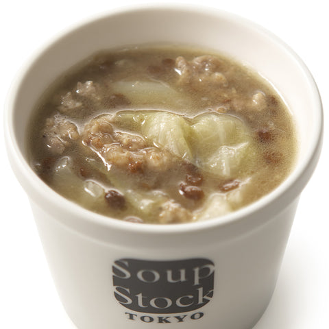 レンズ豆とサルシッチャのスープ